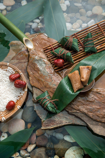 粽子传统节日叶子餐饮文化写实照片