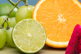 水果横切面特写橘色高质量影相