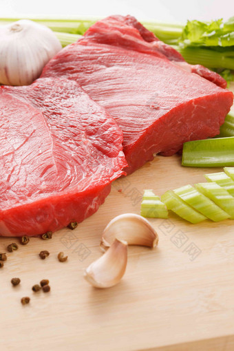 肉和芹菜创意写实素材