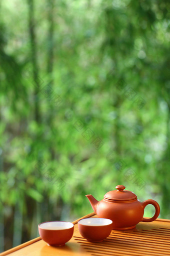 茶具绿色瓷器中国文化写实图片