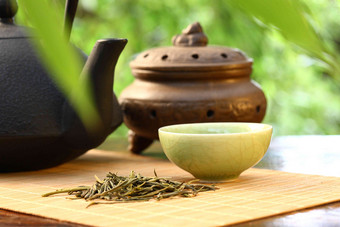 茶具绿色茶高质量场景