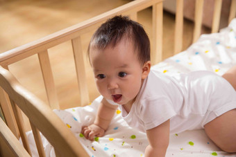 可爱宝宝宝宝幸福童年6到12个月高质量素材