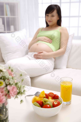 孕妇中国希望维生素写实相片