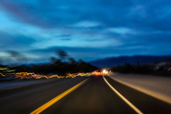 道路夜景