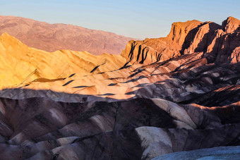 美国死亡谷国家公园自然现象氛围图片