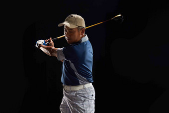 高尔夫动员高尔夫球杆摄影5到54岁清晰素材