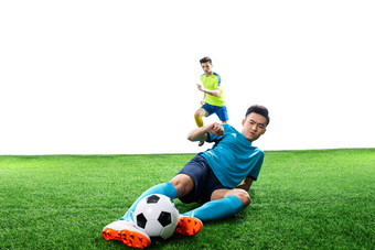 踢球足球运动员足球运动图片视觉效果氛围镜头