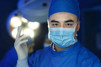 医务工作者前景聚焦卫生外科口罩