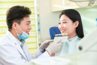 牙医治疗保健女人卫生写实素材