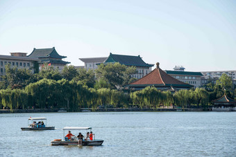 北京公园户外标志彩色图片写实图片