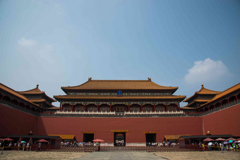 北京<strong>故宫</strong>午门古老的清晰照片