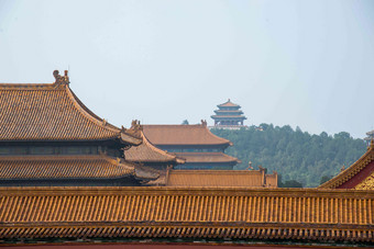 北京故宫标志氛围相片