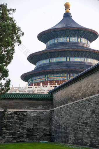 北京<strong>天坛</strong>标志传统文化建筑结构高清镜头