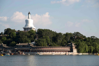 北京公园建筑白昼