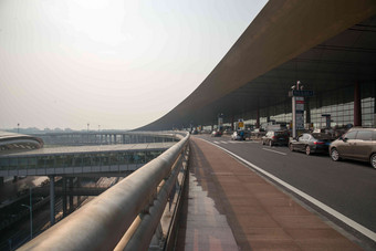 北京首都国际机场新的写实摄影图