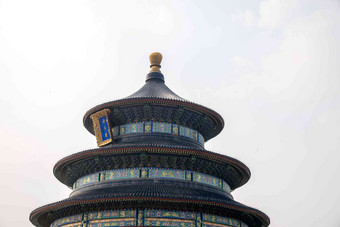北京天坛祈年殿旅行氛围摄影图