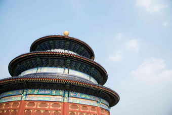 北京天坛祈年殿公园高端场景