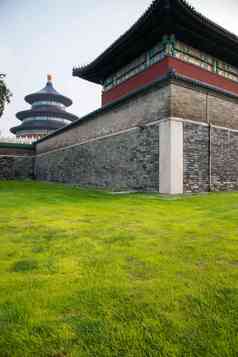 北京天坛公园世界文化遗产氛围摄影图
