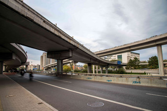 北京西直门城市机动车写实镜头