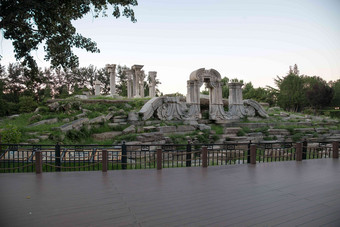 北京圆明园艺术传统文化拱形门