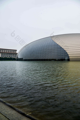 北京国家大剧院圆顶建筑高清场景