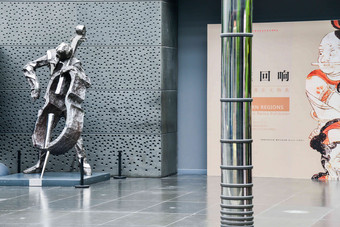 北京国家大剧院内饰雕塑照片