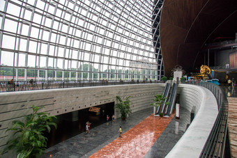 北京国家大剧院屋顶户内场景