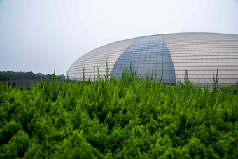 北京国家大剧院国内著名景点摄影图