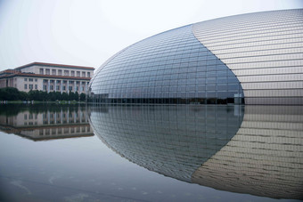 北京国家大剧院城市写实影相