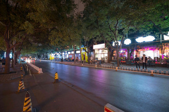 北京三里屯夜景夜晚高端图片