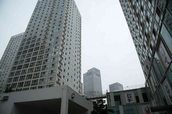 望京SOHO建筑发展商务区高端摄影图
