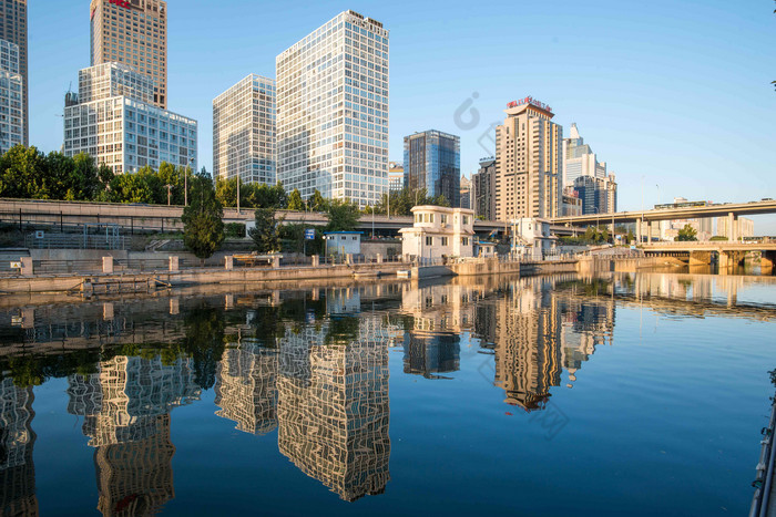 望京SOHO都市高层建筑无人高质量场景