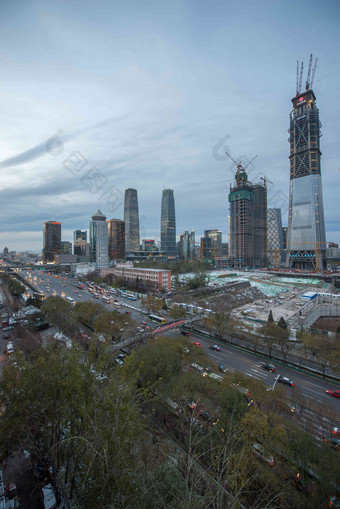 望京SOHO办公大楼都市风景相片