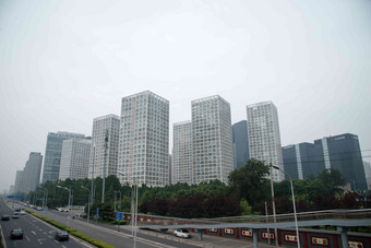 北京建筑户外便利氛围摄影