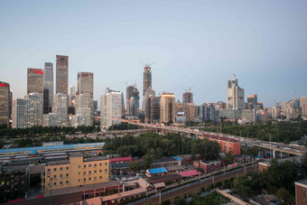 北京建筑旅行铁路氛围摄影图