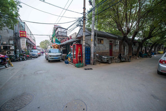 北京后海酒吧街城市生活氛围场景