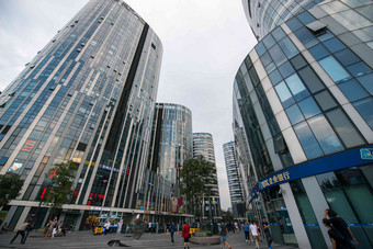 北京金融区摄影广场