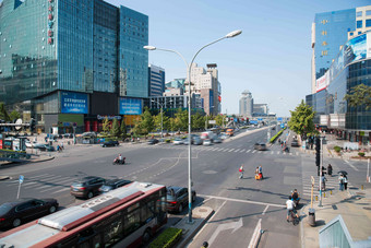 北京都市路现代氛围相片