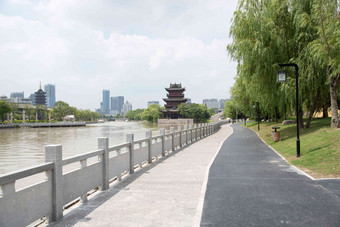 淮安清江浦中洲岛旅行市区当地著名景点