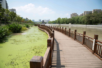 淮安清江浦中洲岛中国<strong>名胜</strong>古迹<strong>旅游</strong>目的地氛围摄影图