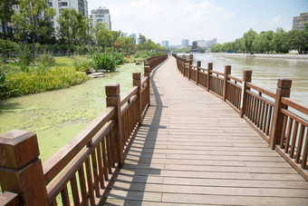 淮安清江浦中洲岛自然都市风景写实相片