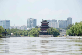 淮安清江浦中洲岛天空旅游胜地