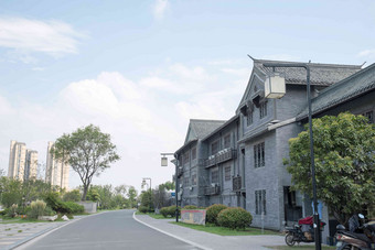 淮安<strong>清江</strong>浦中洲岛建筑市中心写实拍摄