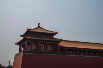 北京故宫公园旅游胜地氛围影相