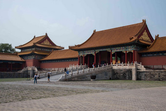 北京故宫建筑人国际著名景点清晰拍摄