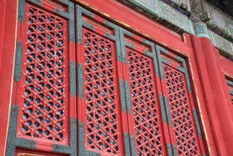 北京故宫宫殿无人远古的素材