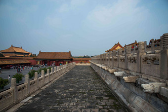 北京故宫旅行博物馆水平构图摄影