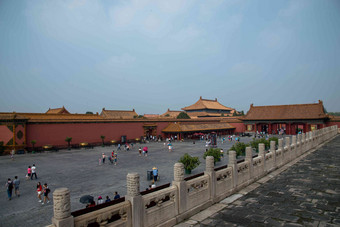 北京故宫中国名胜古迹氛围素材
