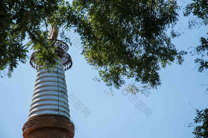 北京颐和园古老的摄影大城市高端镜头