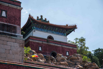 北京颐和园传统文化水平构图公园写实镜头